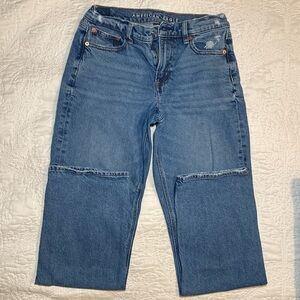 AE Dreamy Drape Wide-Leg Jean Collab with Maddie & Kenzie Ziegler